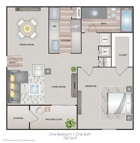 one bedroom one bath 1 bedroom 1 bath 700 square feet
